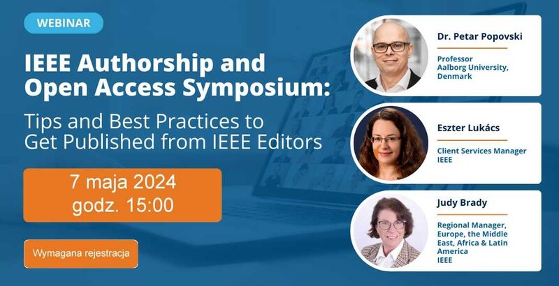 Zapraszamy do udziału w bezpłatnym seminarium organizowanym przez wydawnictwo IEEE